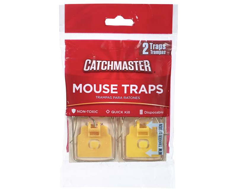 CATCHMASTER 2 PACK WOOD MOUSE TRAP