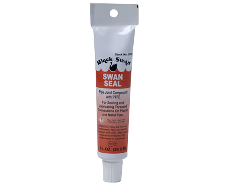 Swan Seal PTFE Pipe Joint Compound, 1 fl. oz. Hang Tube