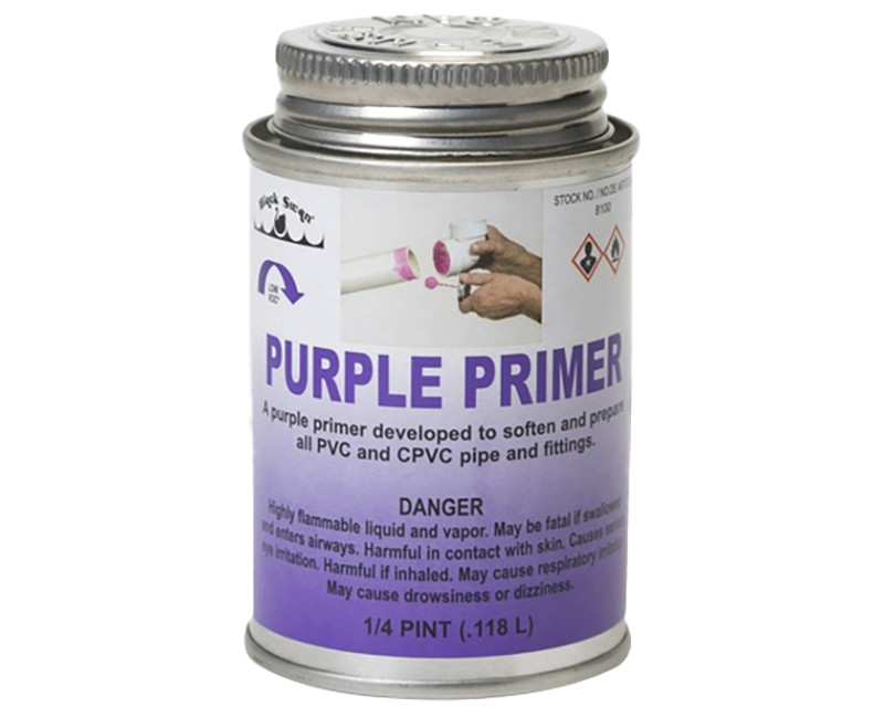 Purple Primer, NSF Code Listed, 4 oz.