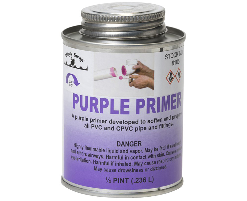 Purple Primer, NSF Code Listed, 8 oz.