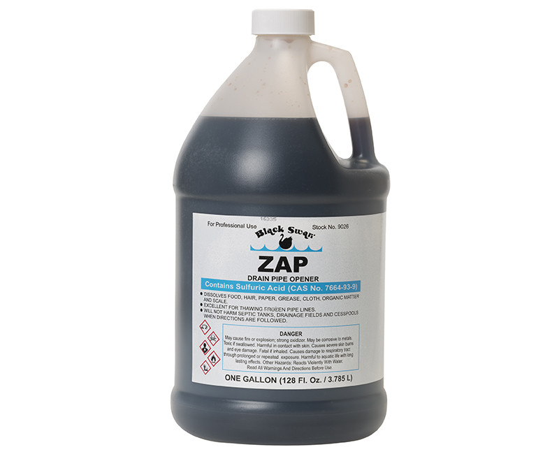 ZAP Drain Pipe Opener, 128 oz.