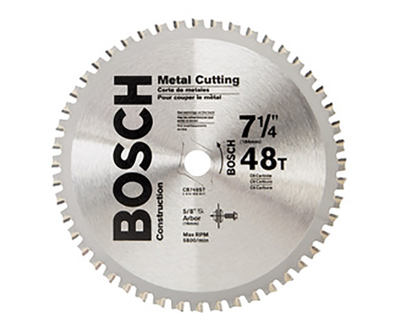 7-1/4" 48T, ATB, 0O HOOK ANGLE, METAL CUTTING