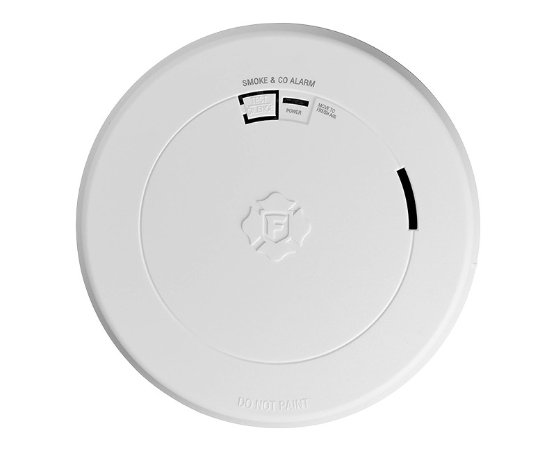 BATTERY POWERED COMBO SMOKE & CO ALARM WITH 10-YEAR SEALED 3V LITHIUM BATTERY, SILENCE FEATURE, PHOTOELECTRIC SMOKE SENDING TECHNOLOGY AND ELECTROCHEMICAL CARBON MONOXIDE SENSOR