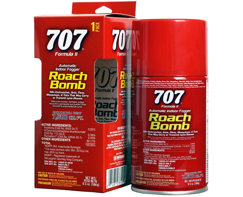 707 AUTOMATIC INDOOR FOGGER ROACH BOMB 6.5OZ