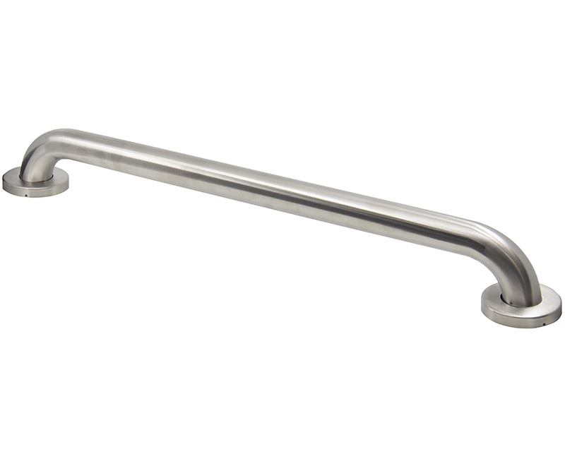 GRAB BARS 1-1/2" X 18" STAINLESS STEEL (SS304 18 GAUGE) WITH CONCEALED FLANGE HANGING CARD